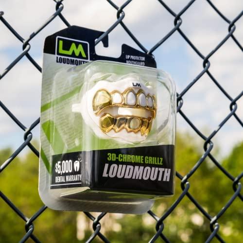 Loudmouth フットボール マウスガード | 3D クローム グリルズ 大人用&ユース マウスガード | スポーツ用マウスピース  並行輸入｜aozoraichiba1968｜07