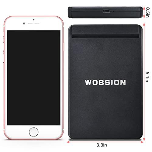 Wobsion 旅行用メイクアップミラー 充電式照明付きコンパクトミラー 1x/3倍拡大鏡 300°フリップ折りたたみポータブルミラー  並行輸入｜aozoraichiba1968｜07