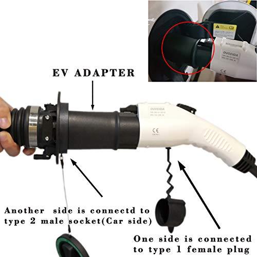 EVアダプター　32A　SAE　タイプ2　タイプ1　EVコネクター　EV充電ステーショ　J1772　アダプター　電気自動車充電アダプター　並行輸入