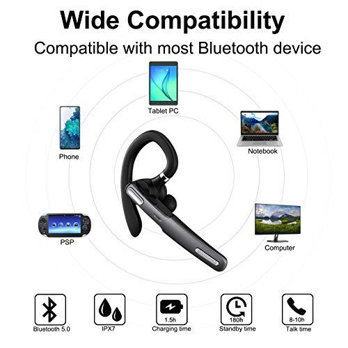 ICOMTOFIT Bluetooth ヘッドセット ワイヤレスBluetoothイヤホン V4.1 ハンズフリーイヤホン 内蔵マイク付 並行輸入｜aozoraichiba1968｜04