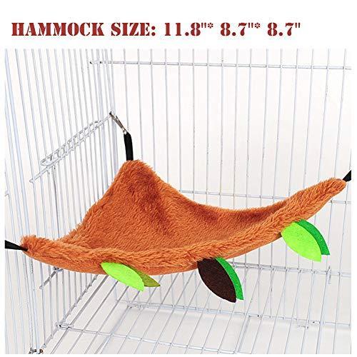 SEIS 5pcs Hamster Hanging Cage Accessories Set Leaf Wood Design Small Anima｜aozoraryohin｜02