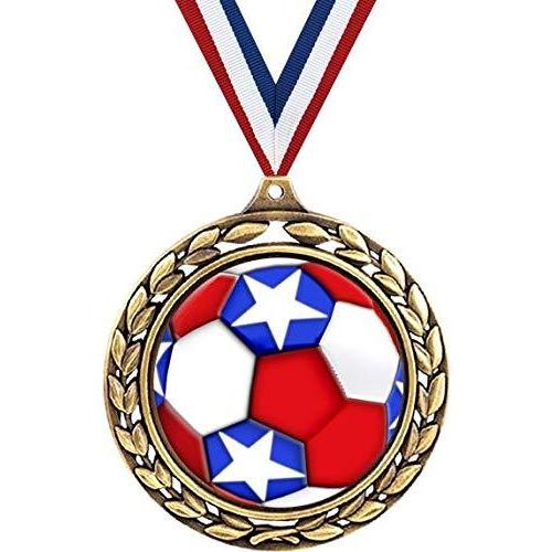 メーカー包装済 サッカーチームメダル 2 5インチ 赤と白と青のサッカーメダル 首回りリボン付き 子供にとって最高のサッカーアワード Ys 青空良品 通販 Yahoo ショッピング 高速配送 Www Iccostierovico Edu It