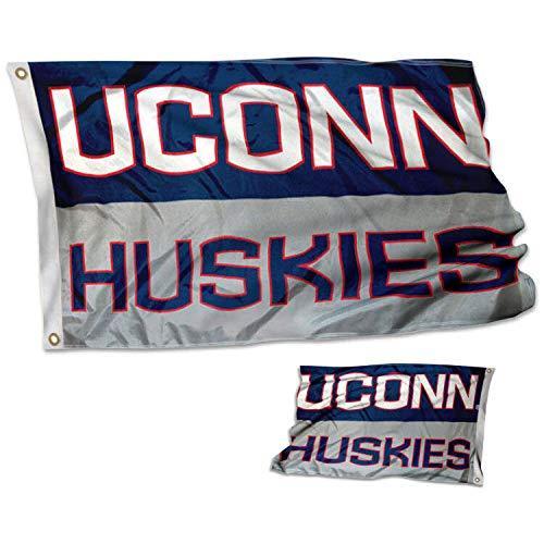 Connecticut Huskies Two Sided 3 ' x 5 'フラグ 旗