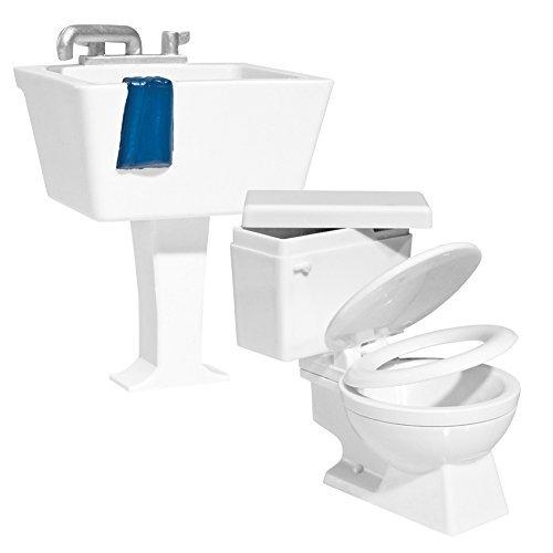 Hardcore Toilet and Sink Combo Deal for Wrestling Action Figures プロレス、格闘技
