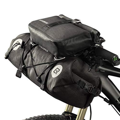 ROCKBROS Waterproof Bikepacking Bag Two Handlebar Bag+one Saddle Bag｜aozoraryohin｜03