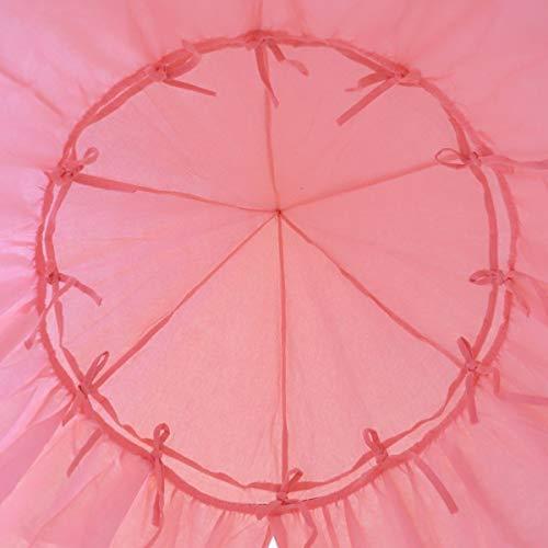 DixRainbow Princess Bed Canopy for Kids Baby Bed Round Dome Kids Indoor Out｜aozoraryohin｜05