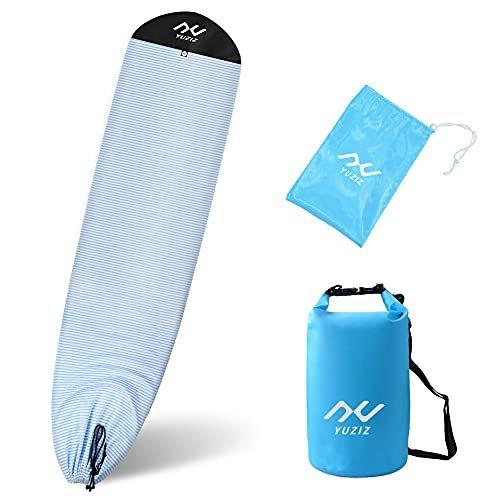 美しい 9フィート6インチ コレクションバッグとドライバッグ付き サーフボードソックスカバー Yuziz 欧米のレアな商品をエクスプレス便で直輸入 ライトサーフボード保護ケース ロン ショートボード用 サーフィン ボディボード Www Tsuyamaya Co Jp