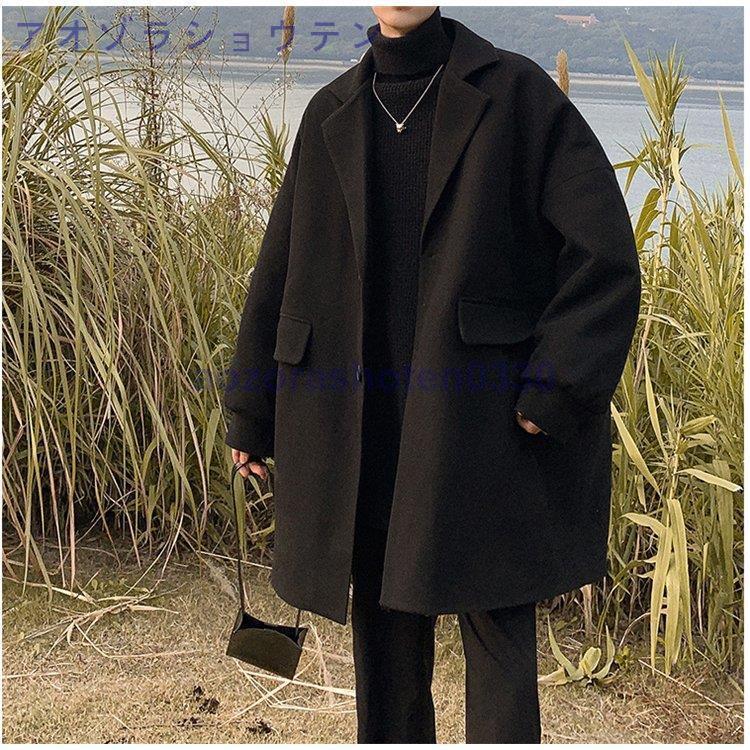 7418円 売れ筋新商品 チェスターコート メンズ ビジネスコート アウター 40代 50代 ファッション 紳士服 コート 立ち襟 大きいサイズ スリム 無地 カジュアル 防寒 おしゃれ 紳士