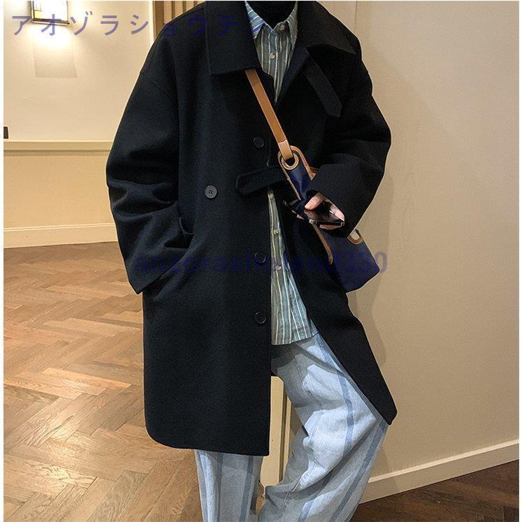 2021福袋】 男性用 メンズ ロング丈 チェスターコート カジュアル Pコート トレンチコート スリム おしゃれ 防寒 カジュアル スリム 大きいサイズ カジュアル ビジネス ファッション 立ち襟 - コート、アウター 2021福袋】 男性用 メンズ ロング丈 チェスターコート カジュアル Pコート トレンチコート スリム おしゃれ 防寒 カジュアル スリム 大きいサイズ カジュアル ビジネス ファッション 立ち襟 - コート、アウター