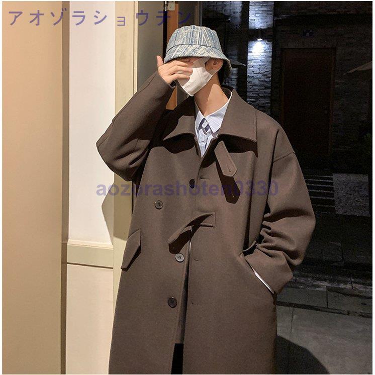 2021福袋】 男性用 メンズ ロング丈 チェスターコート カジュアル Pコート トレンチコート スリム おしゃれ 防寒 カジュアル スリム 大きいサイズ カジュアル ビジネス ファッション 立ち襟 - コート、アウター 2021福袋】 男性用 メンズ ロング丈 チェスターコート カジュアル Pコート トレンチコート スリム おしゃれ 防寒 カジュアル スリム 大きいサイズ カジュアル ビジネス ファッション 立ち襟 - コート、アウター