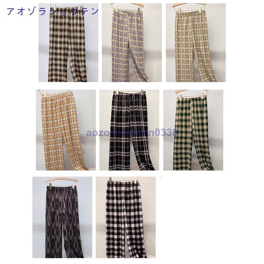 パンツ レディース きれいめ 花柄 ウエストゴム さらり 大きい