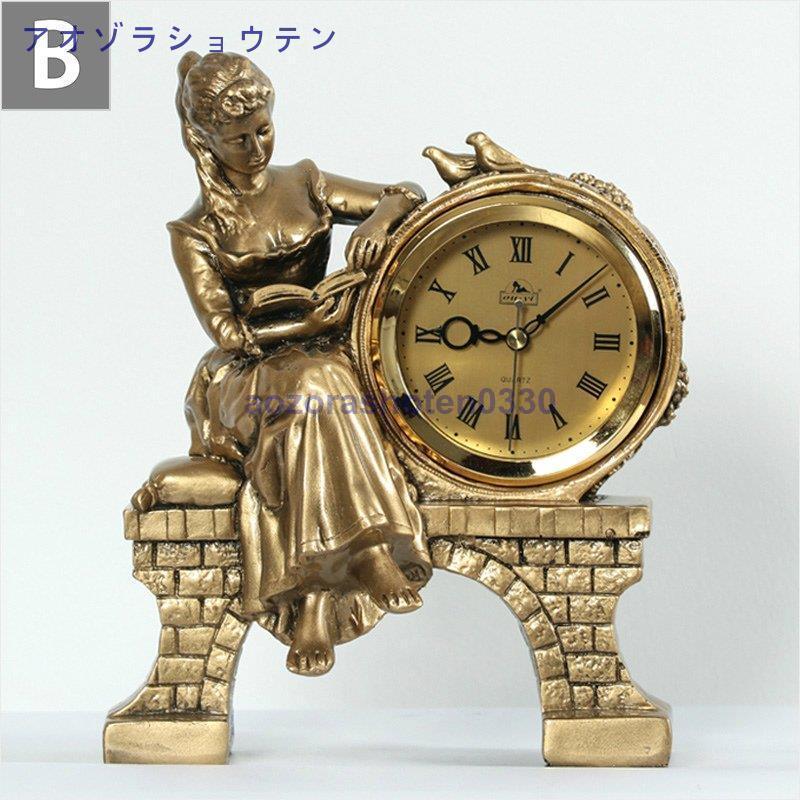 超ポイントバック祭 置き時計 ファッション時計 デザイン時計 リビング インテリア時計 ギフト かわいい おき時計 静音 読書 音しない 北欧 モダン おしゃれ 置き時計 カラー B Www Gatorheatandair Com