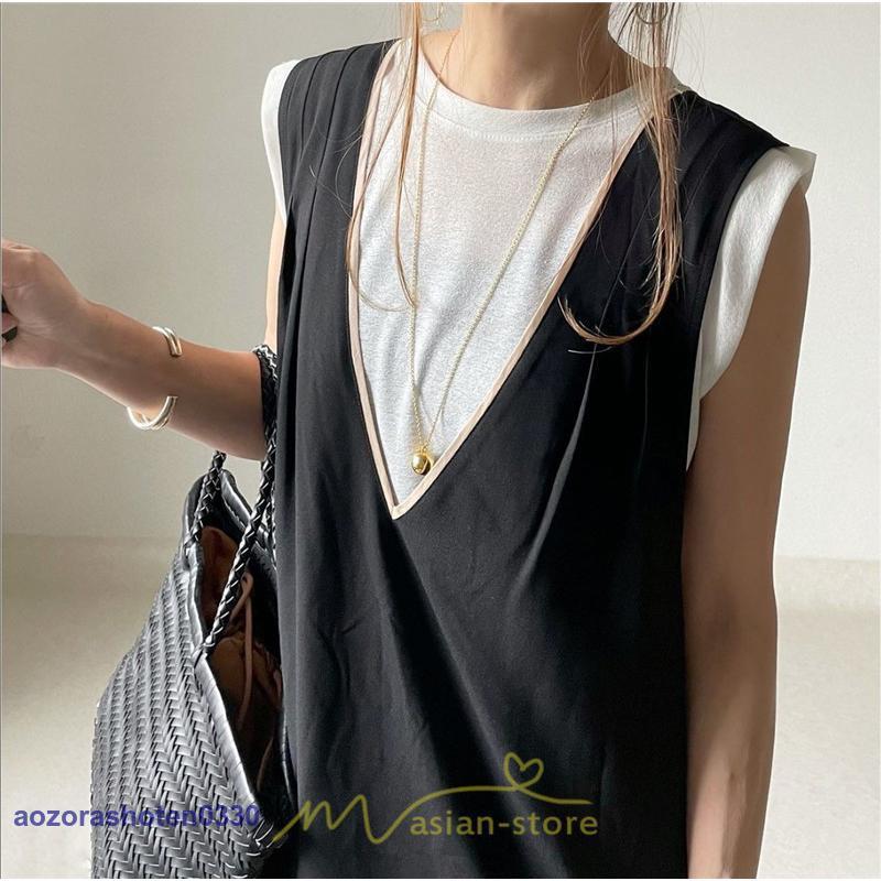 2402【snidel】ノースリーブワンピース ボーダー サロペット ブラック SNIDEL 新作10%OFF スナイデル ワンピース 25秋冬 フラワー