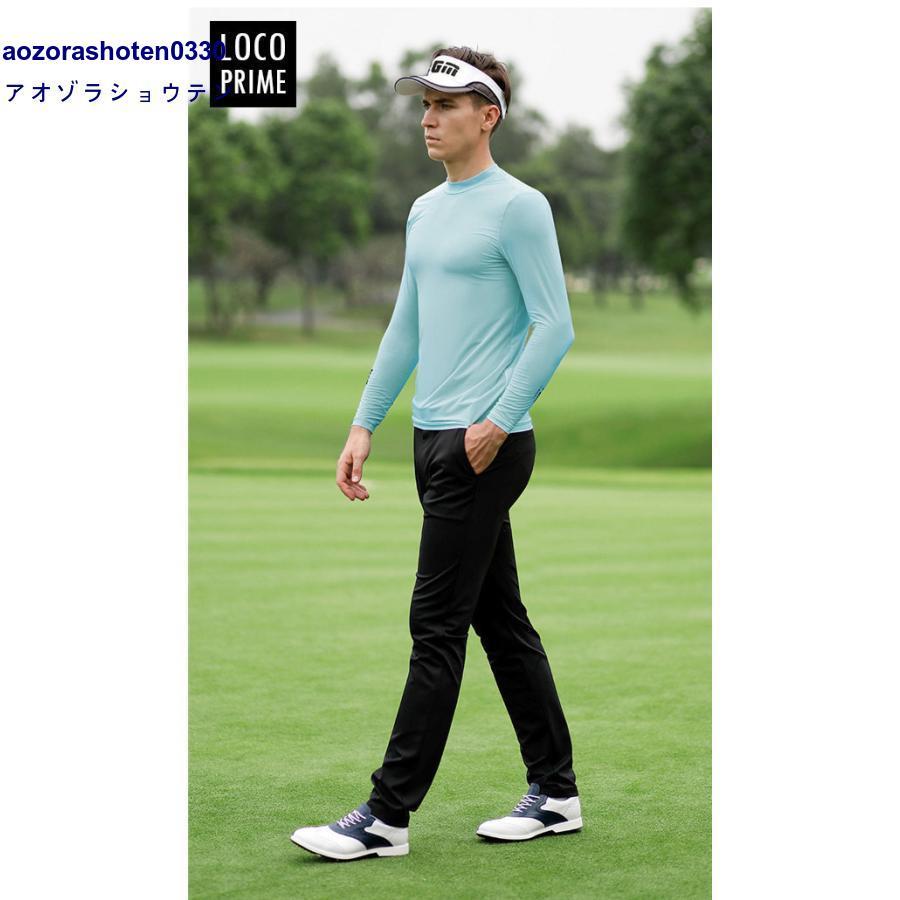 ゴルフウェア メンズ コンプレッションインナー インナー シャツ ゴルフインナーシャツ アンダーウェア 長袖 ひんやり 日焼け防止 紫外線対策｜aozorashoten0330｜18