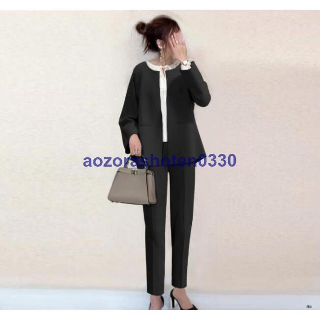 セットアップ 春 スーツ+パンツ レディース 2点セットフォーマル セットアップ 春 スーツ+パンツ レディース 2点セットフォーマル