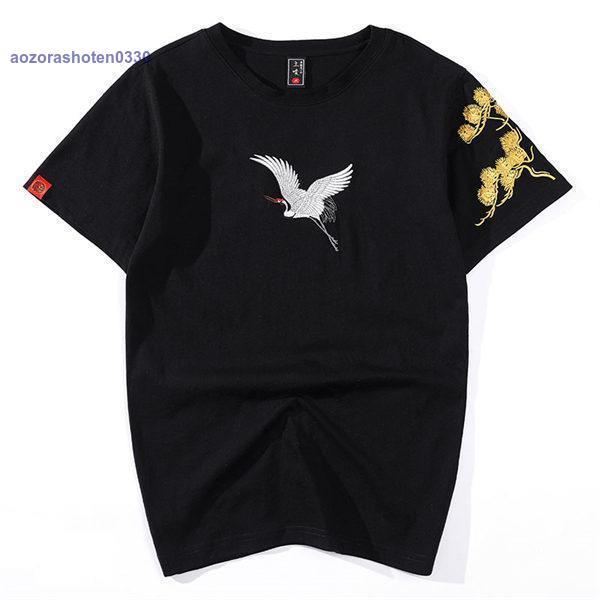 和柄tシャツ メンズ 和柄刺繍 鶴 華鳥風月メンズ特攻服 和柄刺繍 和柄tシャツ メンズ 和柄刺繍 鶴 華鳥風月メンズ特攻服 和柄刺繍