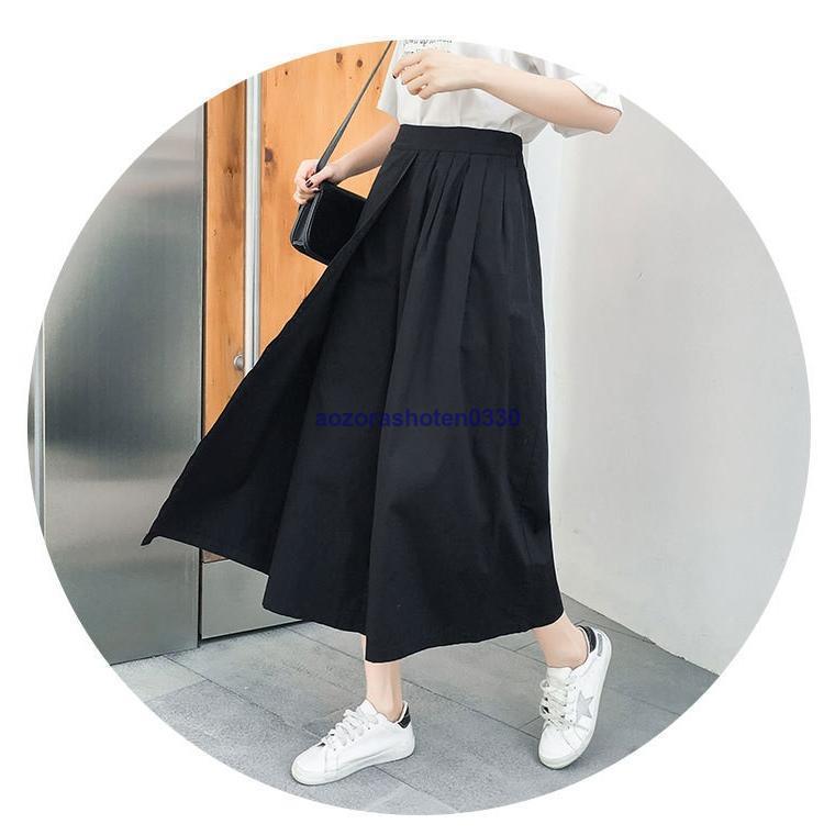 キュロットスカート ワイトパンツ レディース 七分丈 ワイド キュロットスカート ワイトパンツ レディース 七分丈 ワイド