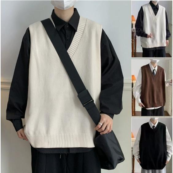 うさと服　メンズベスト 楽天市場】ニットベスト メンズ ベスト ニット トップス Vネック