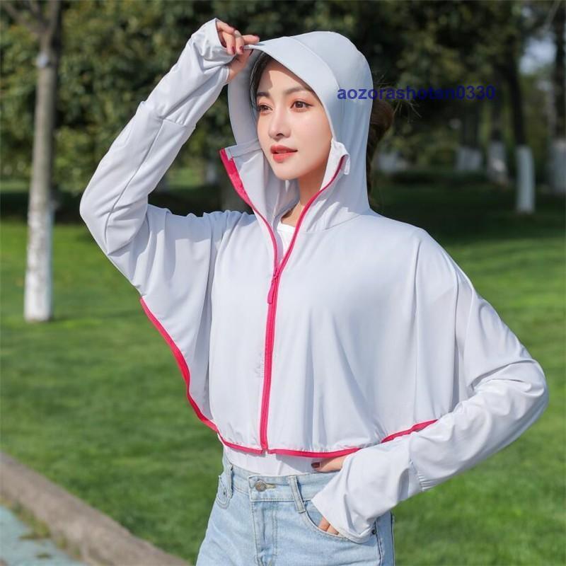 日焼け防止服 日焼け止め アイスシルク マント ポンチョ