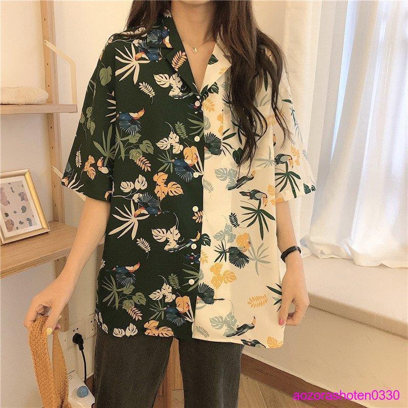 アロハシャツ ハワイ風 オフショルダー レディース ペア服 半袖 総柄 夏用 カーディガン 薄手 日焼け止め 気持ちいい 速乾 吸汗 通気 軽量 ノンアイロン 楽天市場】アロハシャツ レディース 夏物 リゾート 夏物