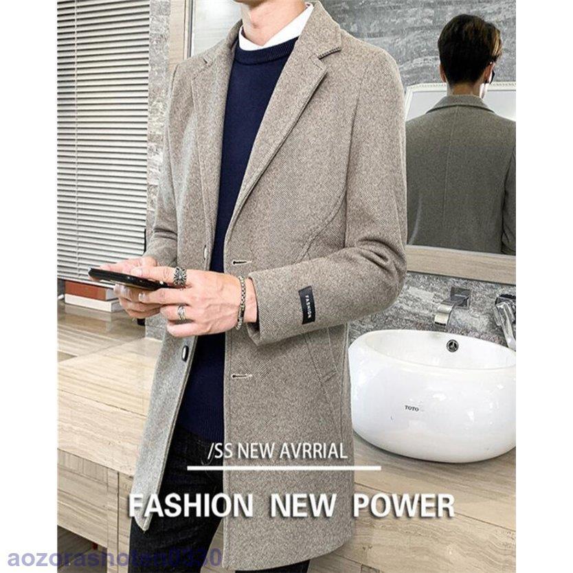 Sale ピーコート ラシャ Pコート チェスターコート メンズ テーラードジャケット ロングコート テーラード ジャケット ブレザー テーラードジャケット 秋冬 ホスト 細身 スリム 紳士服 秋 テーラード コート アウター