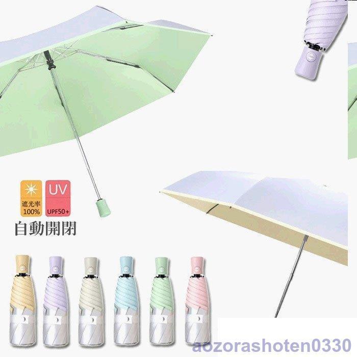 折りたたみ傘 ひんやり傘 晴雨兼用 ワンタッチ 自動開閉 撥水 軽量