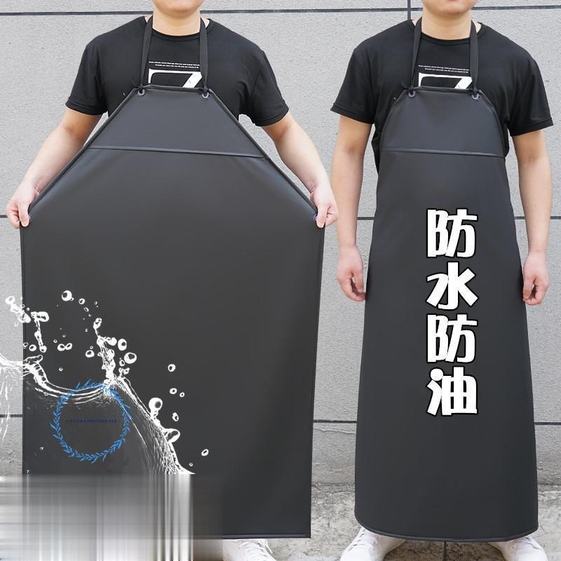 エプロン 防水 防油 撥水加工 撥油 飲食店 肉屋 魚屋 食品工場 前掛け