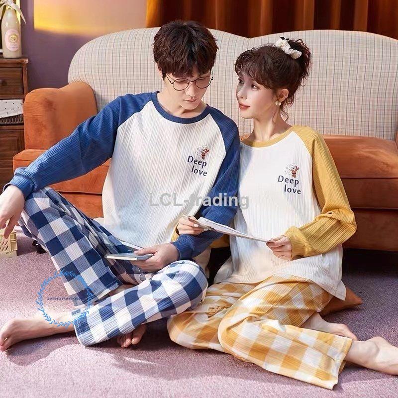 カップルパジャマ ペアパジャマ 春夏秋冬 長袖ルームウェア カップルパジャマ ペアパジャマ 春夏秋冬 長袖ルームウェア