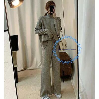 セットアップ 3点セット スーツ ニット セーター パンツ