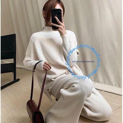 セットアップ 3点セット スーツ ニット セーター パンツ セットアップ 3点セット スーツ ニット セーター パンツ