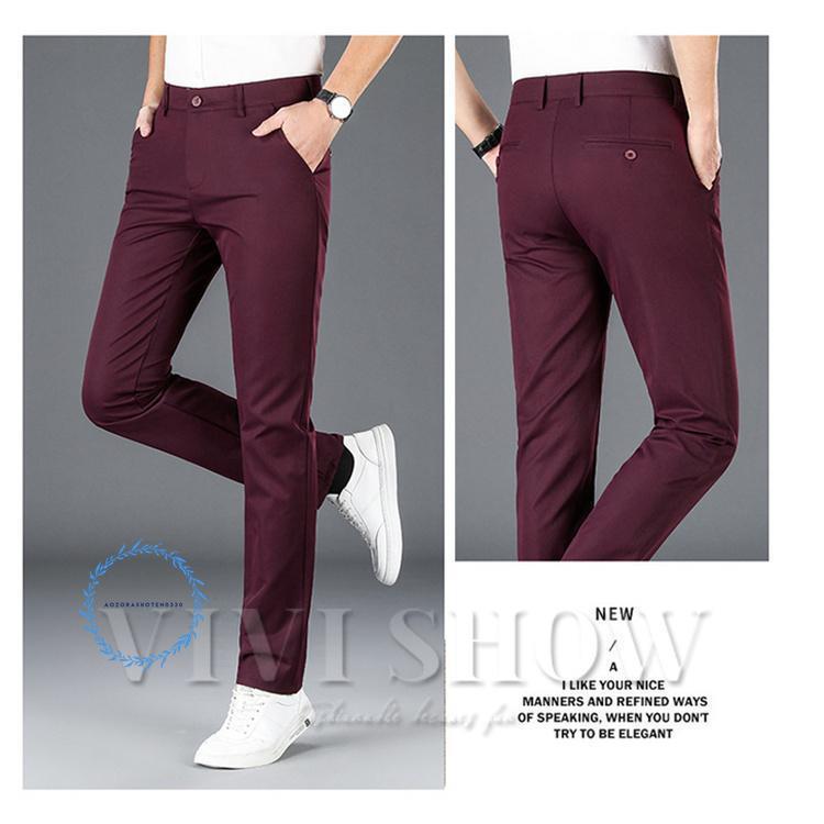 スラックス メンズ ストレッチパンツ 紳士パンツ スラックス