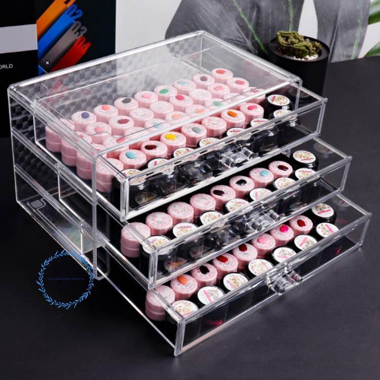 アクリル 収納ケース 収納ボックス 3段 カラージェル収納 ネイル