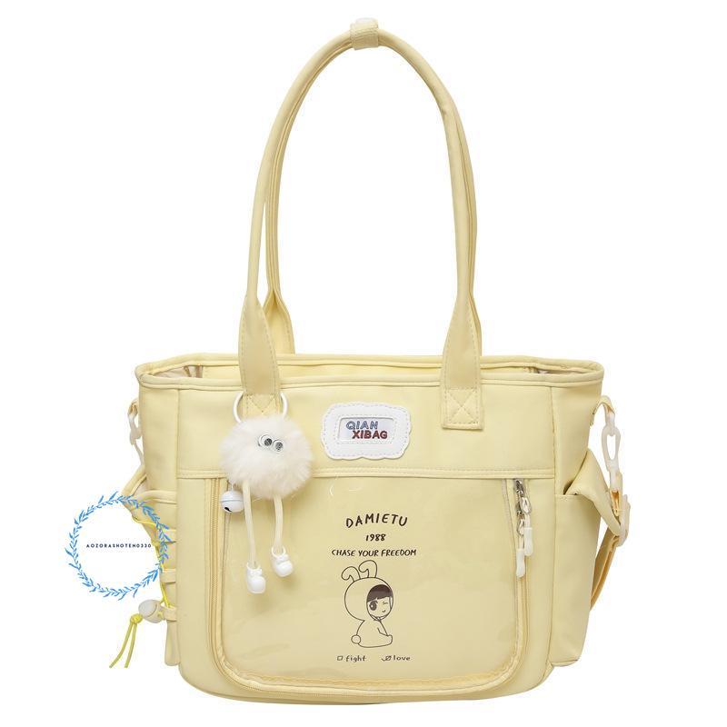 痛バッグ ショルダーバッグ 2way レースアップ ぬいぐるみ