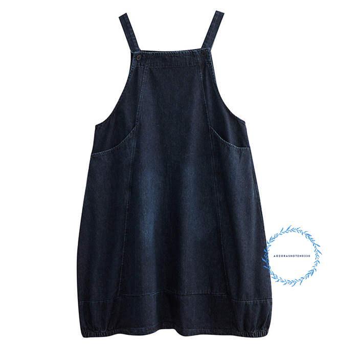 エムズグレイシー デニム ジャンバースカート ひざ丈ワンピース 40 エムズグレイシー デニム ジャンバースカート ひざ丈ワンピース 40