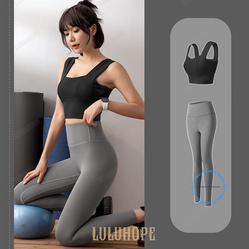 YOSA  ウェア  上下セット  LL ヨガウェア 上下セット スポーツウェア ヨガパンツ 2点セット