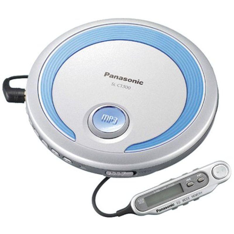 Panasonic SL-CT500-A ポータブルCDプレーヤー (ブルー)