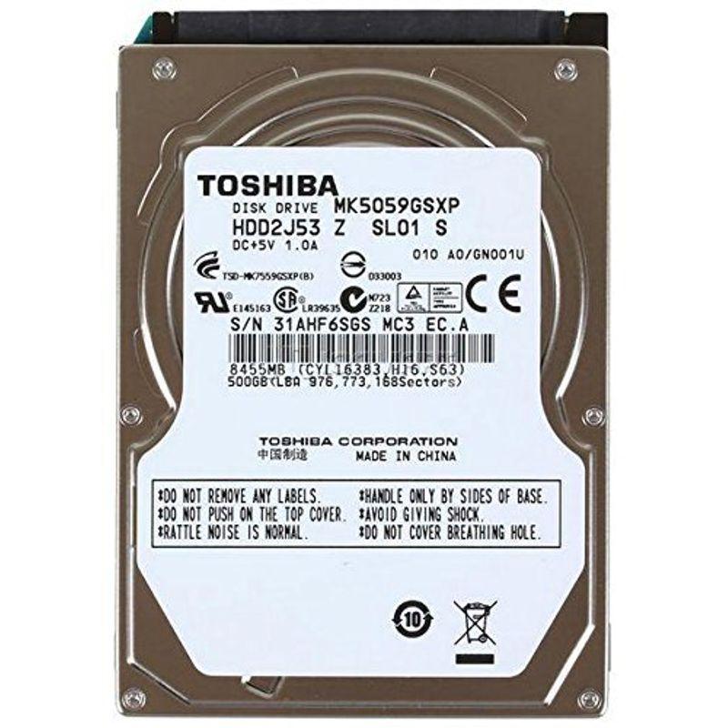 期間限定】 東芝 toshiba 2.5インチ 内蔵 ハードディスク 500GB SATA 3Gb s 5400rpm キャッシュ 8GB 9.5