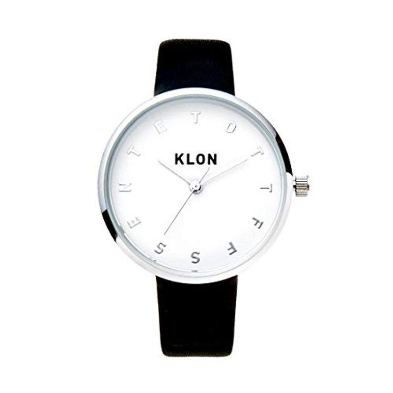 正規代理店 時計 クローン 腕時計 Klon メンズ Bl Time Alphabet Klon ブラック 黒 うで時計 シンプル おしゃれ レディース 腕時計 qhema Com