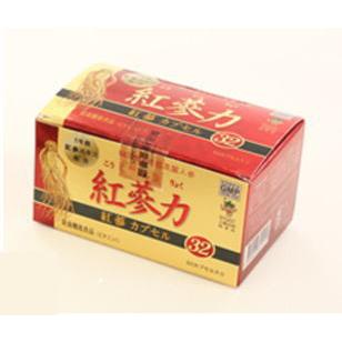 紅参力 紅参カプセル32 60カプセル 6箱セット 高麗紅参 高麗貿易 