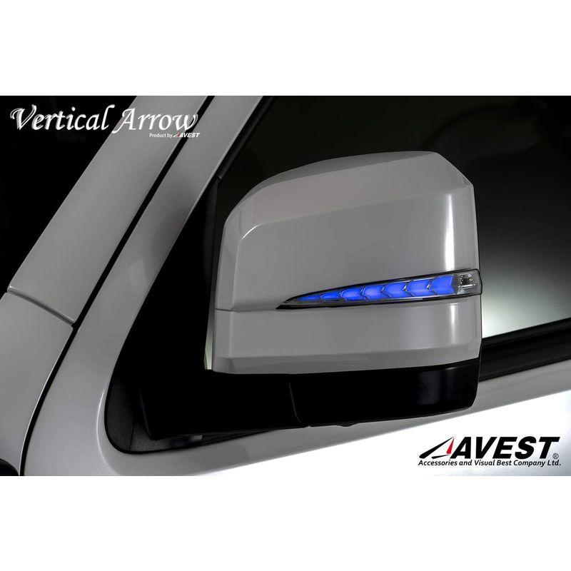 ハイエース 200系 6型用 流れるドアミラー ウインカー レンズ AVEST