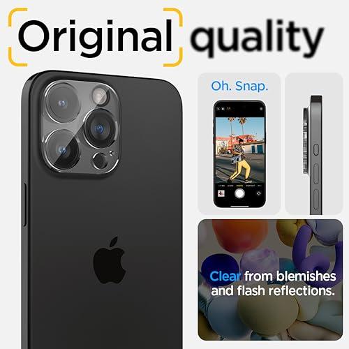 Spigen iPhone 15 Pro, iPhone 15 Pro Max カメラフィルム 気泡なし 保護 Glas.tR Optik iPhone15Pro, iPhone15ProMax 対応 カメラ レンズ クリア 2｜aozorastore0202｜05