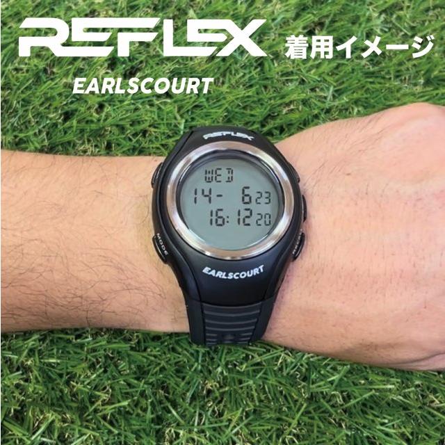 アールズコート（Earls Court） レフリーウォッチ REFLEX 腕時計 アクセサリー サッカー フットサル 多機能 審判用 ブラック EC-R008｜aozoraya-sp｜04