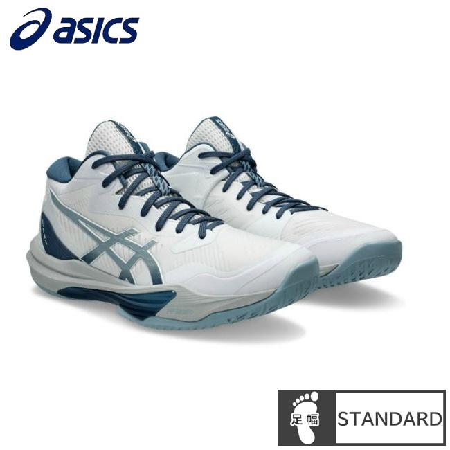 asicsスカイエリートFF3 バレーボールシューズ　ホワイト×シルバー24.5 ASICS（アシックス） バレーボールシューズ SKY ELITE FF MT 3 スカイ