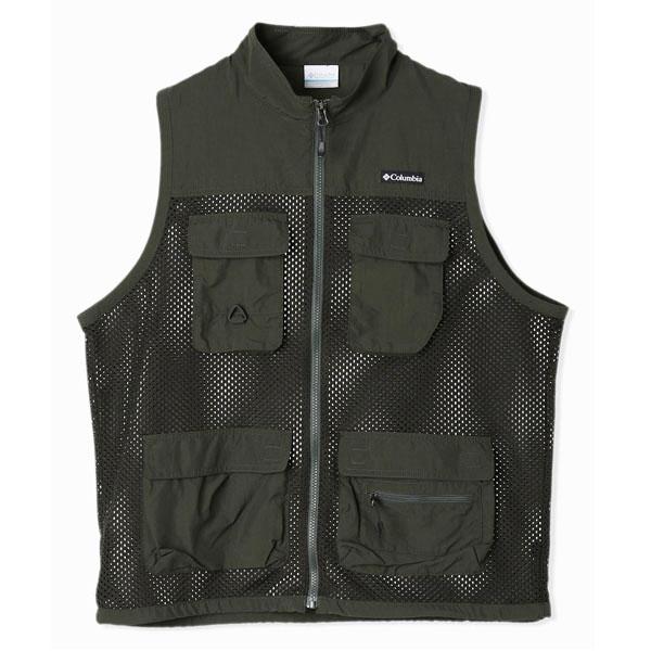 コロンビア　Columbia シュガーブルックベスト　メッシュ　ブラック　XL Columbia（コロンビア） (Colombia) アウトドア ウエア メッシュベスト