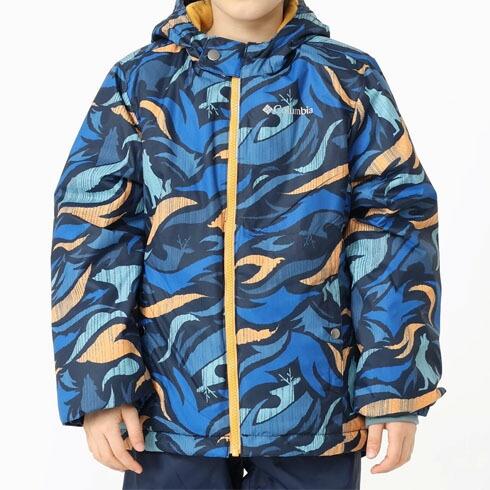 美品Columbia 子ども用スキーウェア ネイビー/ブルー/イエロー 美品Columbia 子ども用スキーウェア ネイビー/ブルー/イエロー