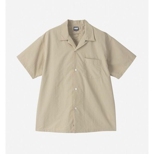 Helly Hansen 半袖シャツ アイボリー WL HELLY HANSEN ヘリーハンセン (HELLY HANSEN) 開襟シャツ
