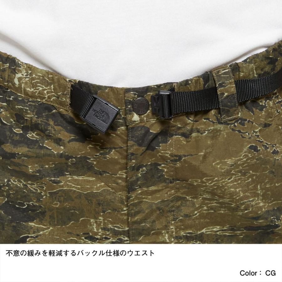 ザ・ノースフェイス(THE NORTH FACE) ノベルティクラスファイブカーゴショーツ Class V Cargo Short メンズ (21ss) クラウドカモグリーン NB41726-CG【ss2203】｜aozoraya-sp｜04