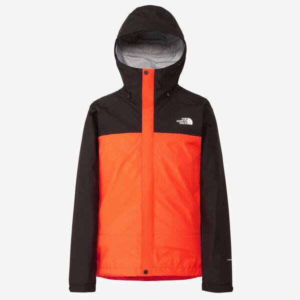 THE NORTH FACE オレンジ/ブラックジャケット M THE NORTH FACE（ザ ノースフェイス） アウトドア レインウエア 防水