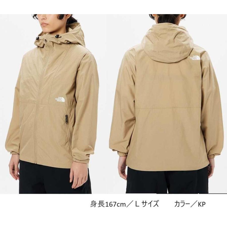 ザ・ノースフェイス(THE NORTH FACE) アウトドア コンパクトジャケット レディース Compact Jacket (24ss) ピンクプリムローズ NPW72230-PP｜aozoraya-sp｜03