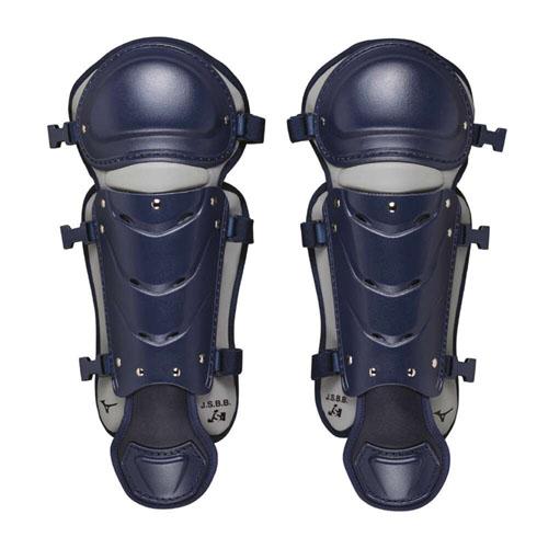ミズノ ネイビー レガース 軟式用 ミズノプロ 軟式 キャッチャー用 レガース レガーズ レガーツ
